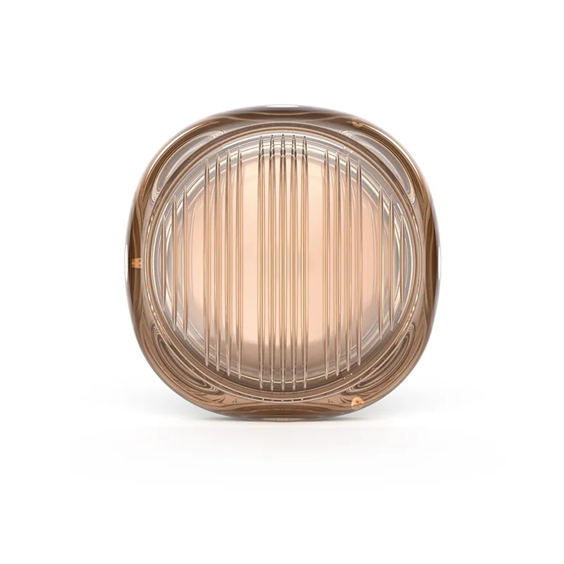 Champagne Ripple Wall Light — Ripple series · Fluted glass — Champagne