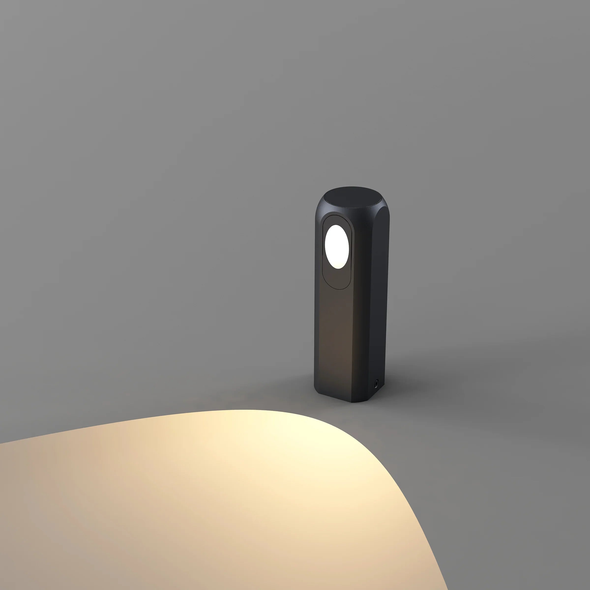 The power of minimalism outdoors: the Stone Outdoor Bollard